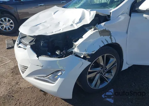 2016 Hyundai Elantra Limited from USA, damaged, VIN 5NPDH4AE5GH779226
